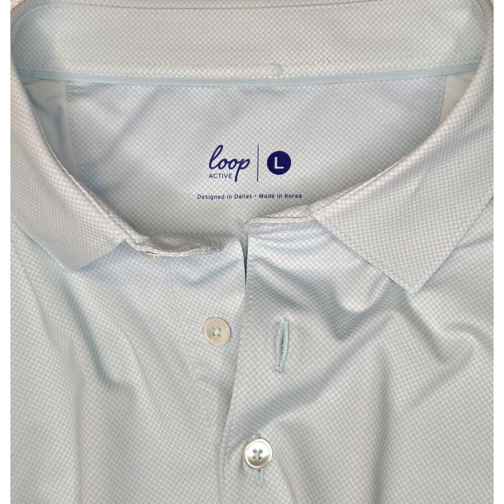 Loop Active Cloud Polo Light Seafoam - Picture 2 of 5